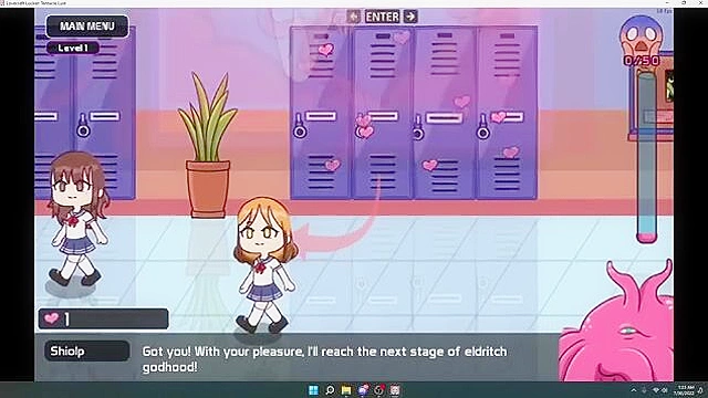 Lovecraft Locker: Tentacle Lust is a casual strategy adult game