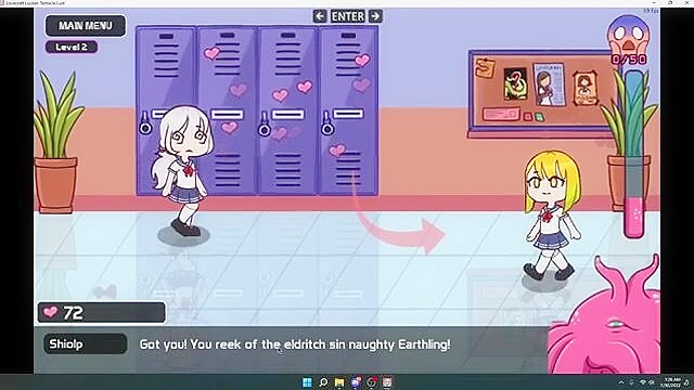 Lovecraft Locker: Tentacle Lust is a casual strategy adult game