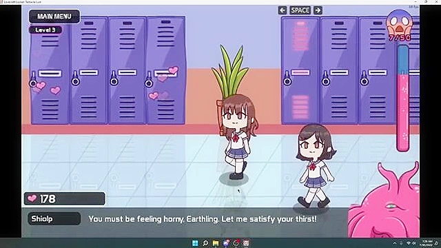 Lovecraft Locker: Tentacle Lust is a casual strategy adult game