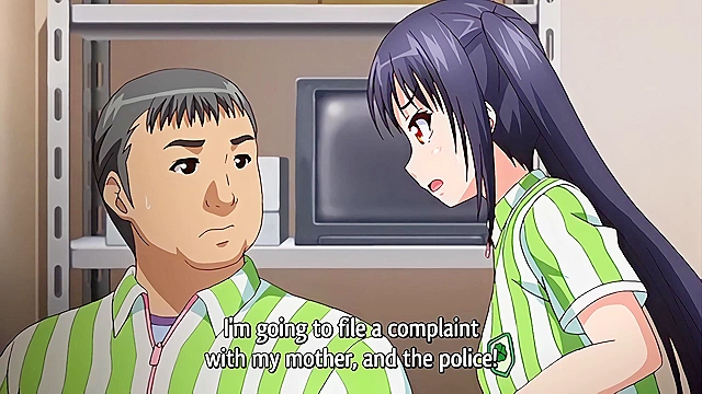 JK and Manager 3 - Virgin anime teenie spanked and fucked while calling for daddy