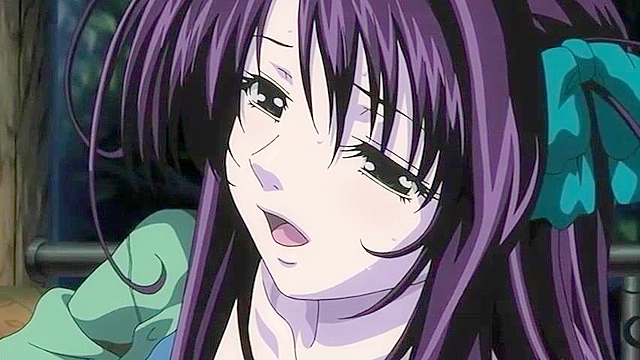 Horny anime teens have sex at the public hot springs