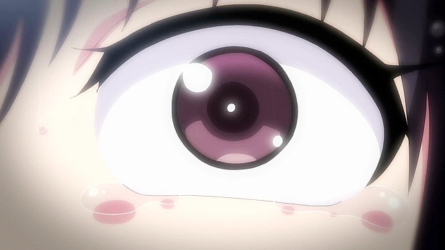 Sopping Wet High School Girl Rainy Fuck 1 - Busty anime teen gets fucked by bastard at bus stop