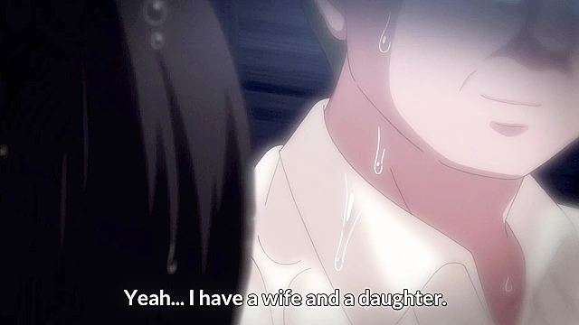 Sopping Wet High School Girl Rainy Fuck 1 - Busty anime teen gets fucked by bastard at bus stop