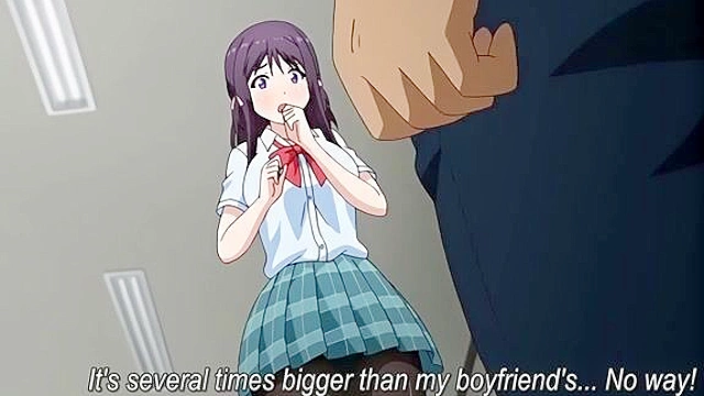 Peeping Girl 3 - Dirty old officer fucks anime virgin schoolgirl while girl peeps