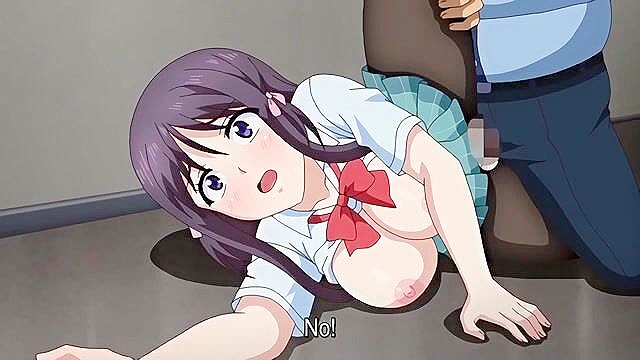 Peeping Girl 3 - Dirty old officer fucks anime virgin schoolgirl while girl peeps