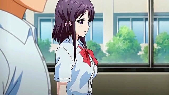 Peeping Girl 3 - Dirty old officer fucks anime virgin schoolgirl while girl peeps