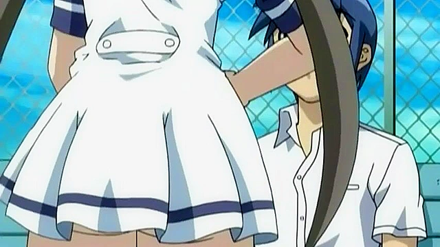 Naughty hentai schoolgirl gets fucked by her brother outdoors at park