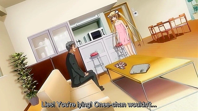 Dirty hentai father opens up his daughters legs and licks her wet pussy