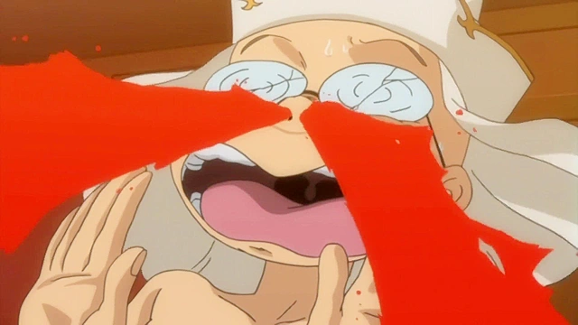 Robot girl grows a giant vibrator dick and double bangs cute hentai girl