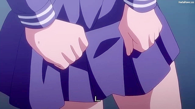 She's a Perverted Girlfriend 2 - Cute hentai schoolgirl uses a vibrator and then is fucked doggy