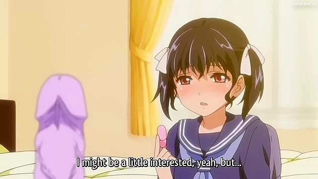 She's a Perverted Girlfriend 2 - Cute hentai schoolgirl uses a vibrator and then is fucked doggy