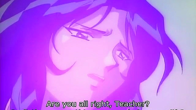 Horny anime college girl is masturbating her tight teen pussy