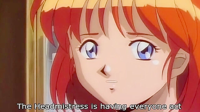 Horny anime college girl is masturbating her tight teen pussy