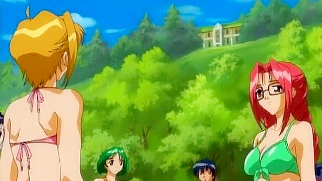 Septem Charm Magical Kanan: SP Summer Camp 1 - Schoolgirl pussy licking