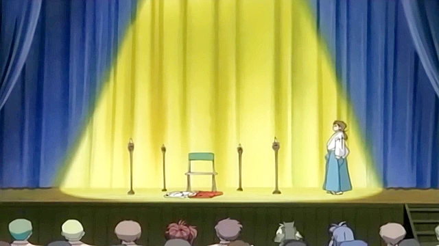 Magician x Sorceror - Magician uses magic to make anime girl orgasm on stage