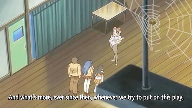 Magician x Sorceror - Magician uses magic to make anime girl orgasm on stage