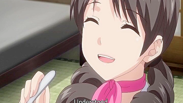 Little Landlady 5 - Anime cosplaying cutie has sex in chef outfit