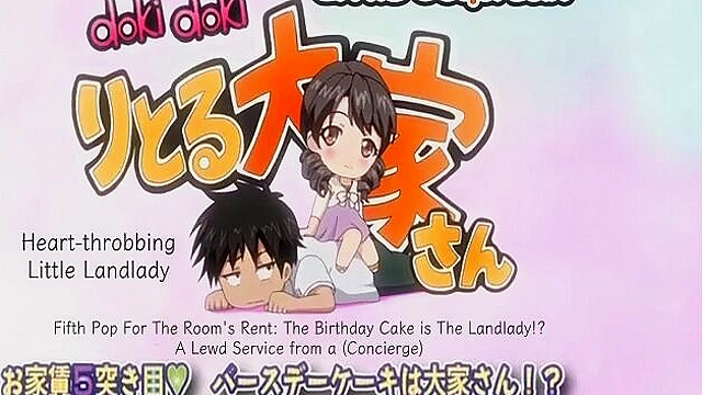 Little Landlady 5 - Anime cosplaying cutie has sex in chef outfit