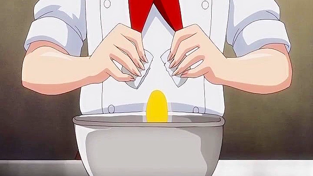 Little Landlady 5 - Anime cosplaying cutie has sex in chef outfit