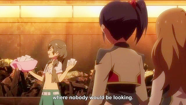 Hot girls start making out and it turns in to a hentai lesbian orgy and combat zone