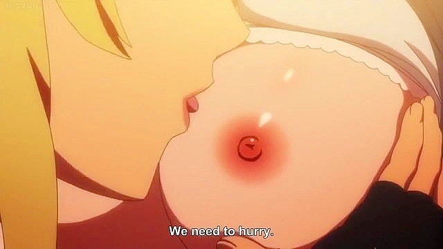 Hot girls start making out and it turns in to a hentai lesbian orgy and combat zone