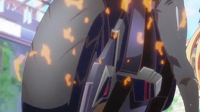 Hot lezbo sluts kiss and then turn in to to big guns and fight