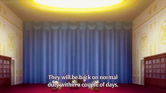 Hot lezbo sluts kiss and then turn in to to big guns and fight