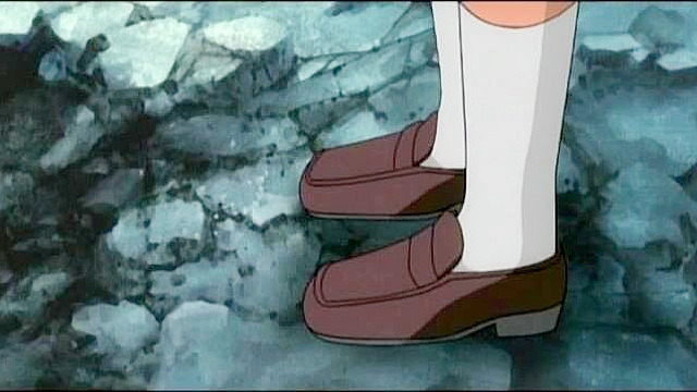 Urotsuki 3 - Anime college girl is tentacle banged by demon while boyfriend watches