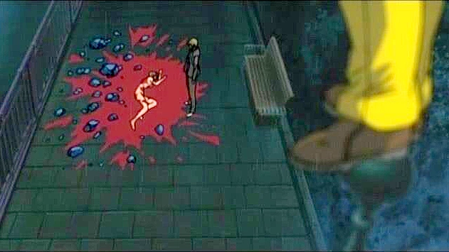 Urotsuki 3 - Anime college girl is tentacle banged by demon while boyfriend watches