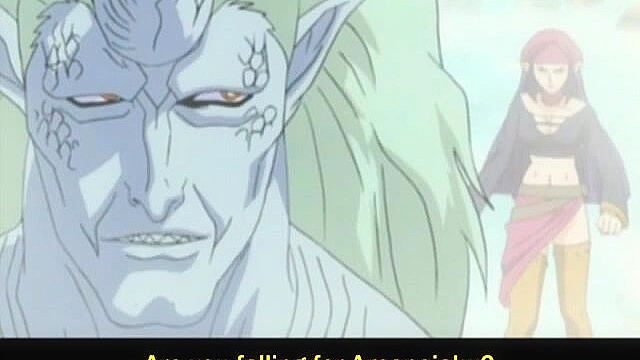 Urotsuki 3 - Anime college girl is tentacle banged by demon while boyfriend watches