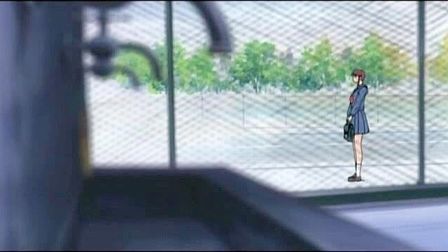 Urotsuki 3 - Anime college girl is tentacle banged by demon while boyfriend watches