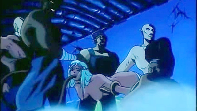 Return of the Overfiend 3 - Father rescues daughter being ganbanged by beasts