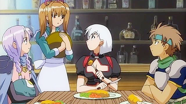 Warrior girl gets her holes banged by tentacles in dirty dream