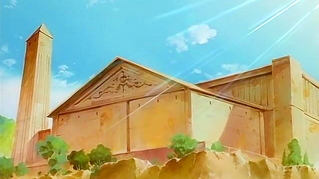 The devil fucks a petite elf while slave girl watches