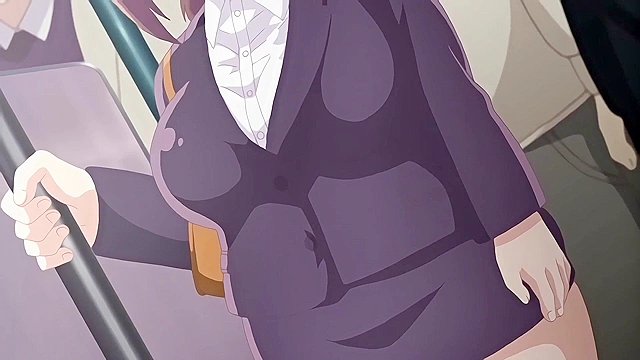 Graduation XX Train 2 - Dirty pervert fucks a curvy mature girl on public train