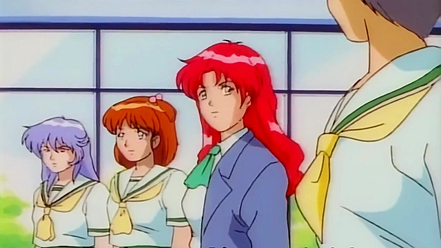 Sex crazed anime schoolgirls have a hot lesbian threesome