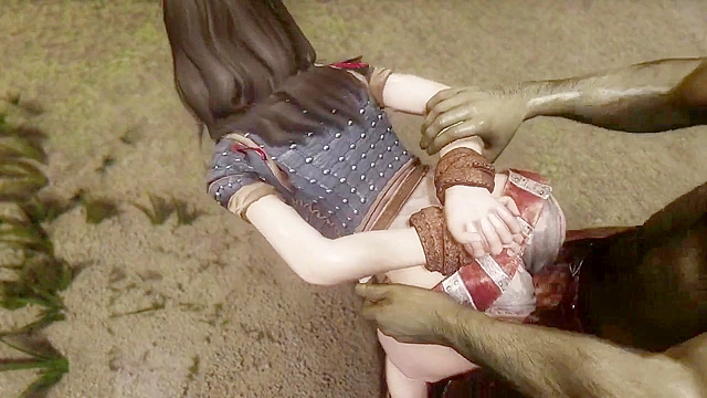 Ava the Last Blade 1 - Orc gives a sexy thief a rough doggy style fucking