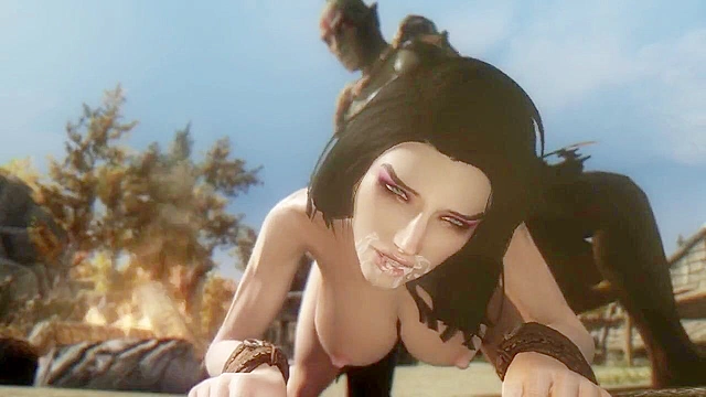 Ava the Last Blade 1 - Orc gives a sexy thief a rough doggy style fucking
