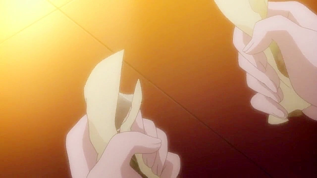 Innocent Lovers 3 - Anime schoolgirls kiss and lick pussy in romantic lesbian hentai