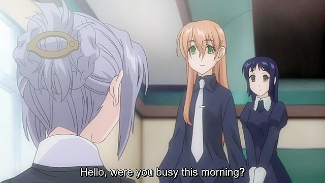 Innocent Lovers 3 - Anime schoolgirls kiss and lick pussy in romantic lesbian hentai