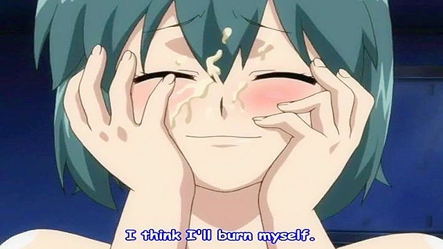 Horny housewife titty fucks a local guys cock till he shoots on her face