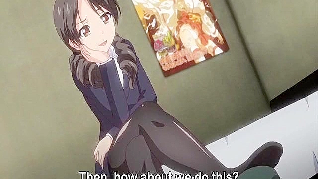 Little Landlady 3 - Petite anime landlady cosplays as sexy sex ed teacher