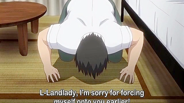 Little Landlady 3 - Petite anime landlady cosplays as sexy sex ed teacher