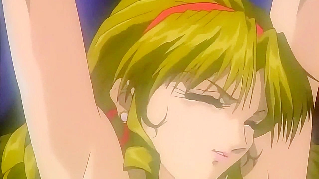 Tennis girl is held captive by hentai lesbians and dildo fucked in extortion