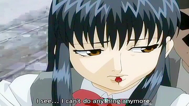 Girl is fingered and poked on a public train while surrounded by dudes