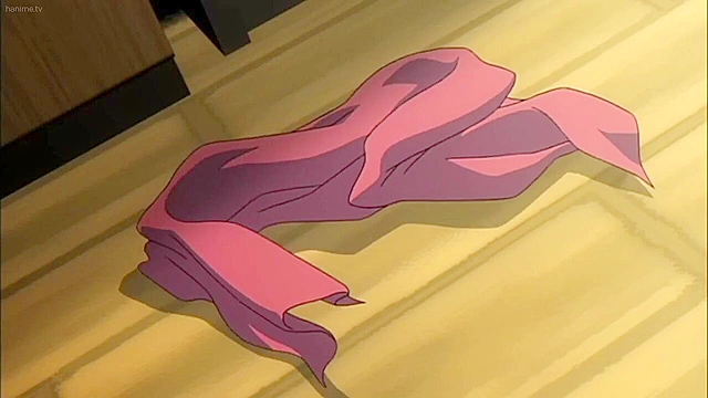 Horny anime teen schoolgirl with big round tits dreams of double penetration