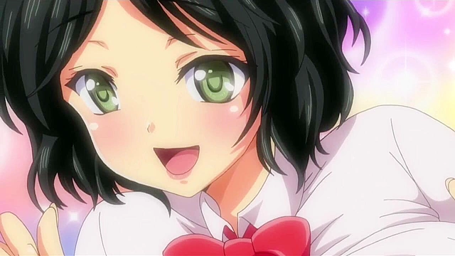 Virgin hentai schoolgirl gets first time sex on a public train with people watching