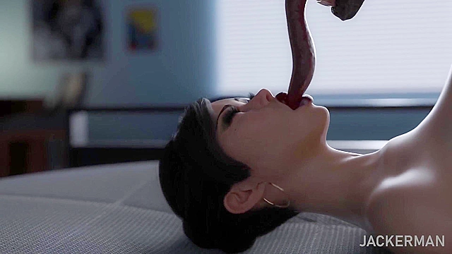 Bedtime Boogey - Demon with huge cock anal fucks busty 3d milf