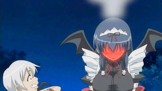 Busty hentai teen schoolgirl is tentacle banged in a dark alley