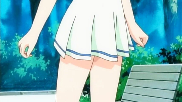 Busty hentai teen schoolgirl is tentacle banged in a dark alley